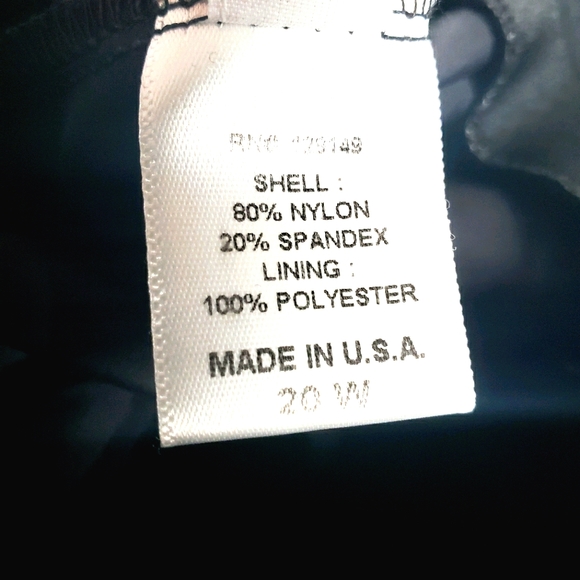 Black Two Piece Tube Top Bathing Suit Size 20W - Picture 4 of 8